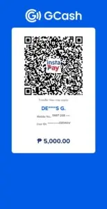 GCash QR tour booking